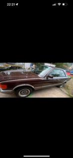 Mercedes 380 sec in perfecte carroserie, Auto's, Mercedes-Benz, Automaat, Stof, Bruin, Particulier
