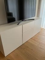 Dressoir wit Ikea, 150 tot 200 cm, 25 tot 50 cm, Modern, Zo goed als nieuw