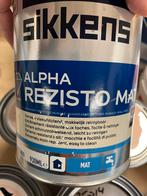 Sikkens Alpha rezisto donkergrijze muurverf 1liter, Peinture acrylique, Enlèvement ou Envoi, Neuf