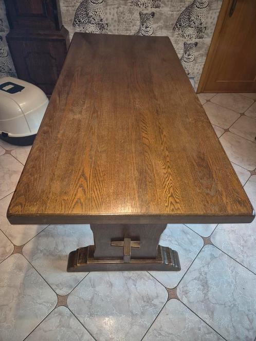 Eiken eettafel, Huis en Inrichting, Tafels | Eettafels, Ophalen