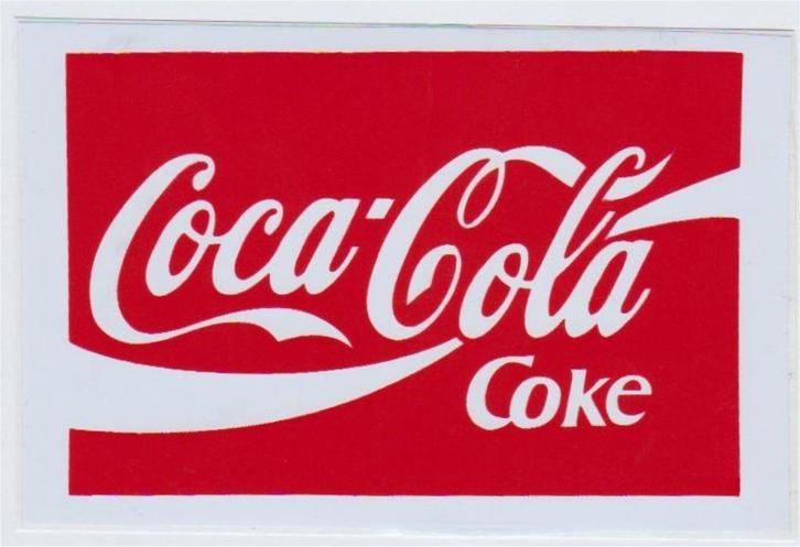 Coca Cola sticker #4, Collections, Marques & Objets publicitaires, Neuf, Envoi