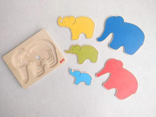 Houten legpuzzel peuters, Kinderen en Baby's, Speelgoed | Houten speelgoed, Nieuw, Overige typen, Ophalen