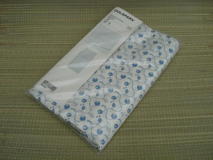 Ikea dekbedovertrek & sloop babybed, 110x125cm [NIEUW], Kinderen en Baby's, Kinderkamer | Beddengoed, Nieuw, Dekbedovertrek, Wit