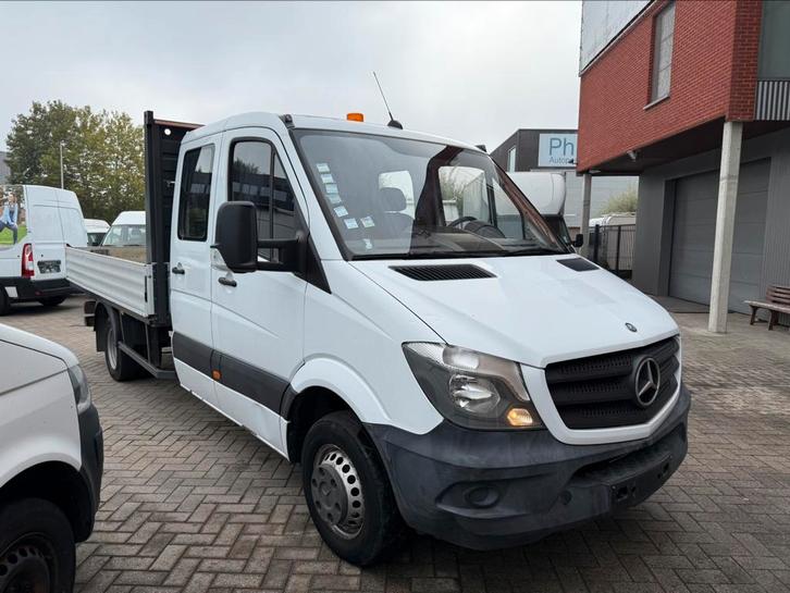 Mercedes sprinter 513cdi dubbel cabine openlaadbak, Auto's, Bestelwagens en Lichte vracht, Bedrijf, Te koop, Mercedes-Benz, Diesel