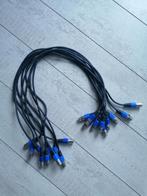 10 stuks DMX kabel 1 meter , 3 pins, Muziek en Instrumenten, Ophalen, Zo goed als nieuw, Overige typen, Kleur