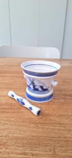 mortier et pilon en porcelaine de Delft, Ophalen of Verzenden