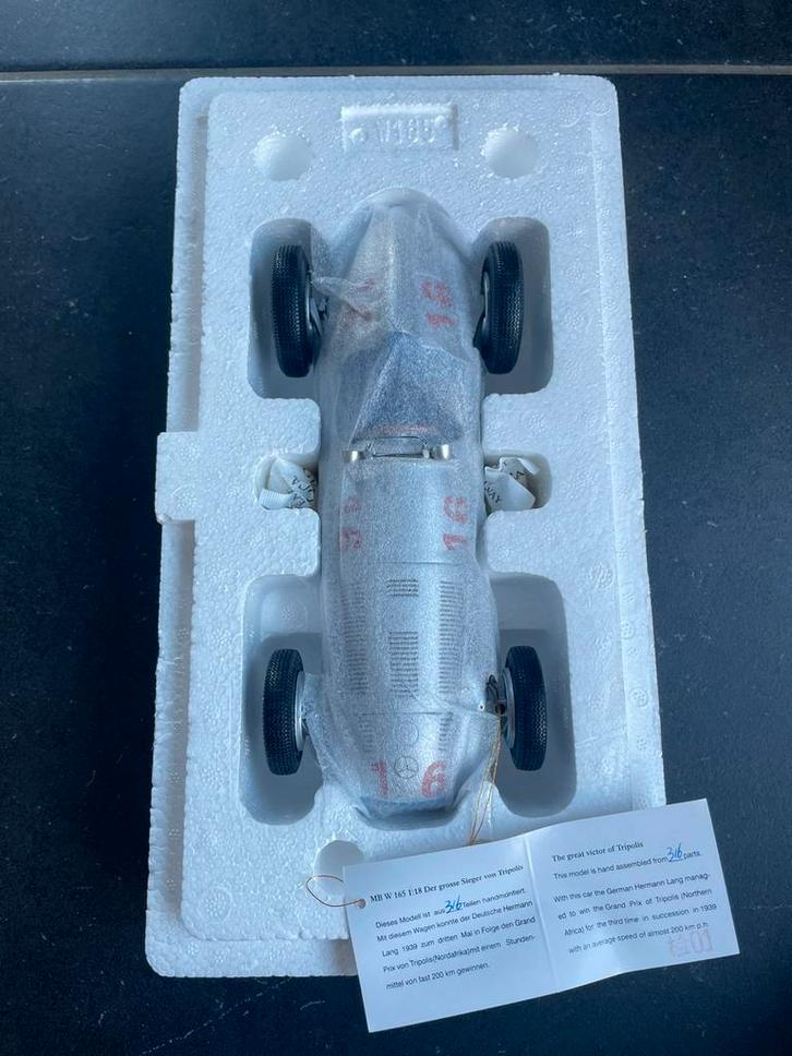 CMC 1/18 Mercedes-Benz W165 #2 Lang 1er GP Tripoli 1939, Hobby & Loisirs créatifs, Voitures miniatures | 1:18, Neuf, Voiture, Autres marques