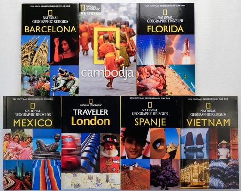 Diverse National Geographic reisgidsen - uit te kiezen, Boeken, Reisgidsen, Zo goed als nieuw, Reisgids of -boek, Overige merken