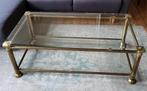 Ancienne table basse vintage en verre, Ophalen