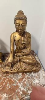 Mooie oude bhoeda 52 cm hoog en 30 cm breed in perfecte st., Antiek en Kunst, Kunst | Beelden en Houtsnijwerken, Ophalen of Verzenden