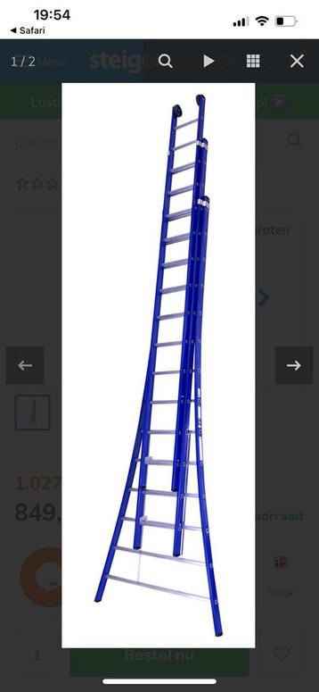Steekladders beschikbaar voor biedingen