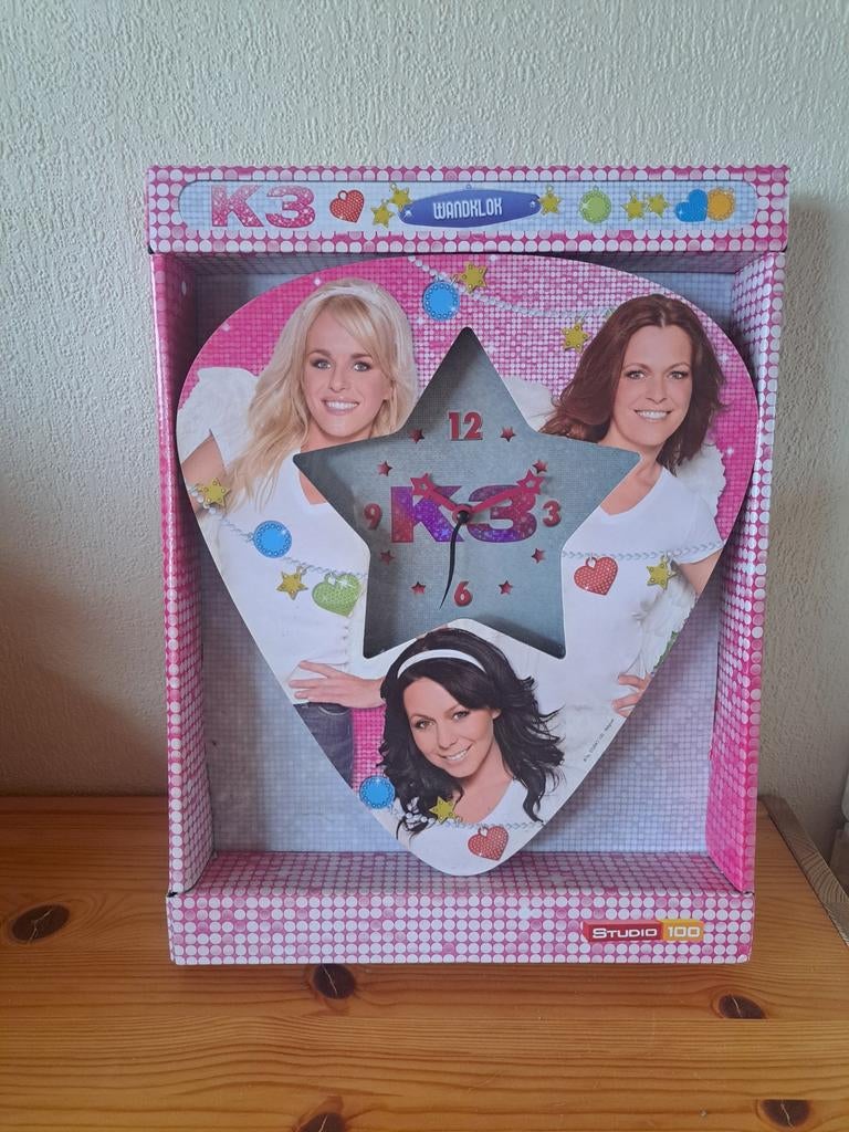 Horloge K3, Enfants & Bébés, Chambre d'enfant | Aménagement & Décoration, Neuf, Pendule ou Horloge, Enlèvement