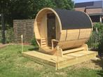 Barrel Sauna Red Cedar 205cm, Sport en Fitness, Sauna, Nieuw, Complete sauna, Ophalen of Verzenden, Fins of Traditioneel