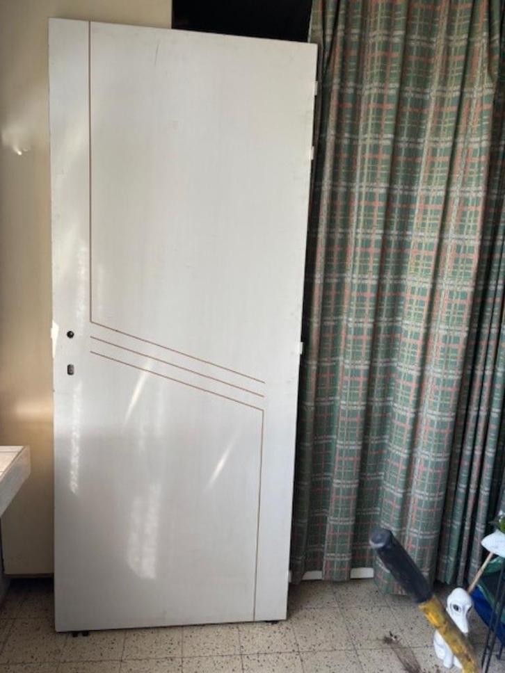 binnendeur, Doe-het-zelf en Bouw, Deuren en Vliegenramen, Nieuw, Binnendeur, 200 tot 215 cm, 80 tot 100 cm, Hout, Ophalen