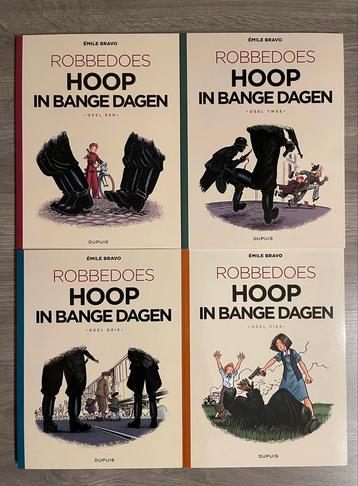 Robbedoes Hoop in bange dagen compleet 4 delen nieuwstaat  disponible aux enchères