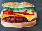 Verkleedkleren - hamburger, Ophalen of Verzenden, Gebruikt