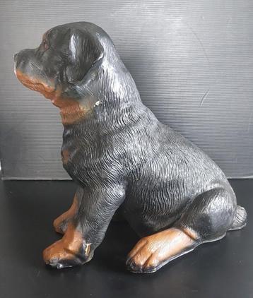 Beeld van een Rottweiler in harde kunstof beschikbaar voor biedingen
