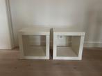 Schabjes, wit, 2 stuks, Huis en Inrichting, Kasten | Vitrinekasten, Ophalen, Minder dan 50 cm, Gebruikt, Minder dan 100 cm