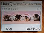 Puzzel Clementoni 1000 stuks katten, Ophalen, Zo goed als nieuw