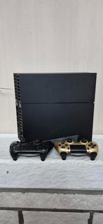 PS4 + 2 Controllers., Games en Spelcomputers, Spelcomputers | Sony PlayStation 4, Ophalen, Gebruikt, Met 2 controllers, Met games