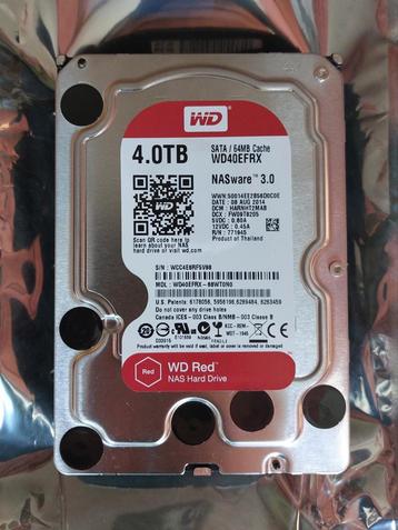 WD Red NAS Harde Schijf 4TB HDD