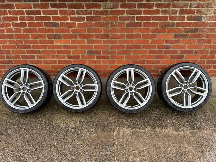 Jantes Audi Replica Rs6 20 pouves avec pneus, Autos : Pièces & Accessoires, Pneus & Jantes, Pneu(s), 17 pouces, Enlèvement