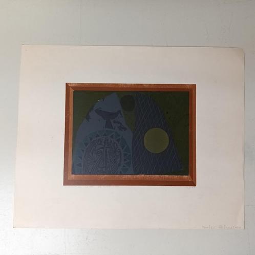 Marijan Vojska (1934) - lithografie - Die sonnenseite, Antiek en Kunst, Kunst | Litho's en Zeefdrukken, Ophalen of Verzenden