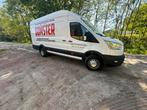 Ford transit l4h2 bwj2020 118000km, Auto's, Bluetooth, Wit, Bedrijf, 5 deurs