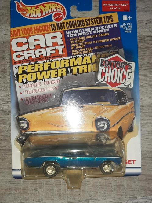 Hot Wheels '67 Pontiac GTO (Target) Editor's choice, Hobby en Vrije tijd, Modelauto's | Overige schalen, Zo goed als nieuw, Auto
