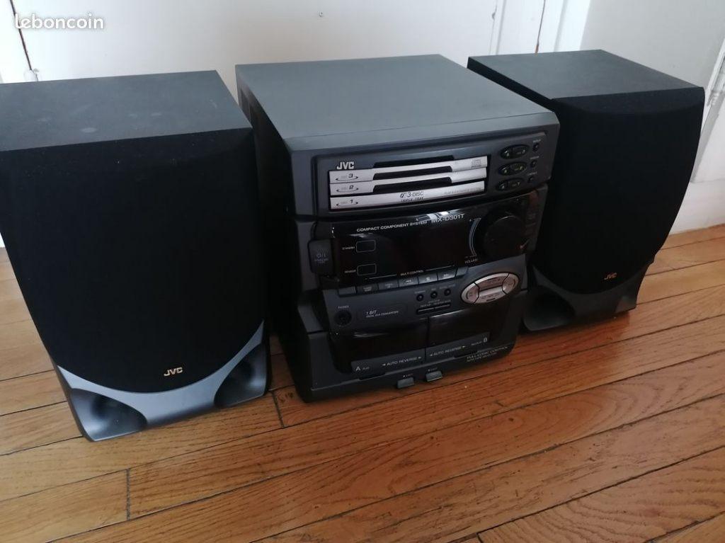 ② Chaîne Hifi JVC lecteur 3 CD - Stereoketens