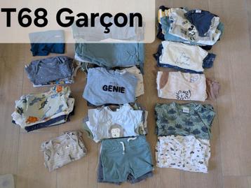 Lot vêtements T68 garçon Fin été-Automne beschikbaar voor biedingen