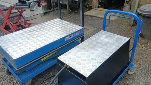 Table élévatrice ciseaux hydraulique professionnel 12 volts, Auto diversen, Autogereedschap, Zo goed als nieuw, Ophalen