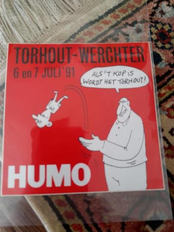 vintage retro sticker torhout werchter  6 en 7 juli 1991 beschikbaar voor biedingen