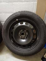 continental winterbanden op velg VW 205/55R16 91H, Ophalen, Gebruikt, Winterbanden, Velg(en)