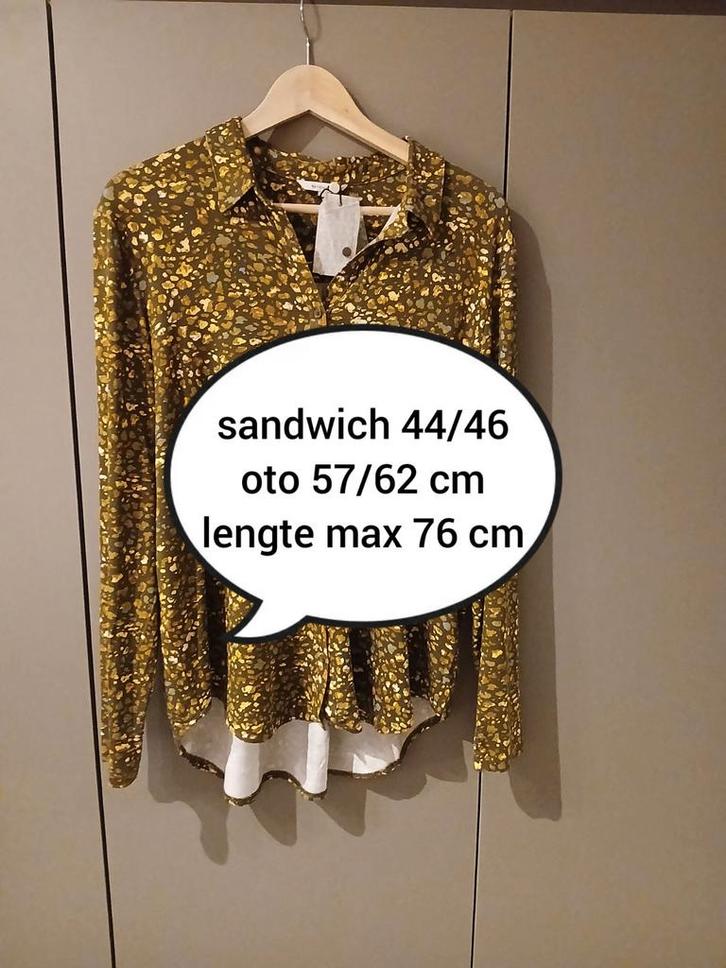 Nouveau chemisier sandwich 44/46, Vêtements | Femmes, Blouses & Tuniques, Neuf, Taille 46/48 (XL) ou plus grande, Vert, Enlèvement ou Envoi