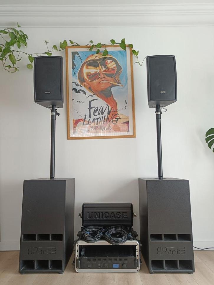 APART geluidsinstallatie plug en play, Audio, Tv en Foto, Professionele apparaten, Zo goed als nieuw, Ophalen