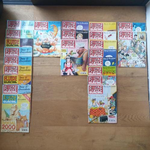 Lot de 22 magazines revues FLUIDE GLACIAL de 1993 à 1997, Collections, Revues, Journaux & Coupures, Journal ou Magazine, 1980 à nos jours