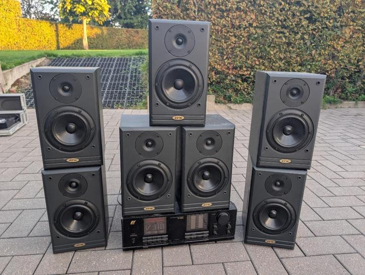 Vintage Hi-Fi Sansui S-X900 Receiver + 7x JPW ML510 speakers, Audio, Tv en Foto, Versterkers en Ontvangers, Gebruikt, Stereo, 120 watt of meer