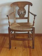 19de-eeuwse eiken stoel met handgemaakt nieuw kussen, Enlèvement
