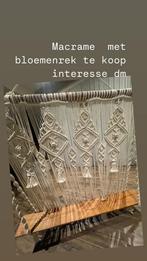 Macrame met bloemen rek te koop, Ophalen of Verzenden