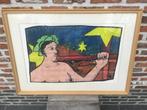 2 Werkjes1984-Van den Eynde (Patrick°1964)-Gemengde techniek, Antiek en Kunst, Ophalen