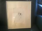 Anne Thyrion °1941 dessin au crayon 1977 dimensions : 35x30, Enlèvement ou Envoi