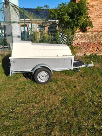 Gesloten aanhangwagen tot 750kg ZEER GOEDE STAAT, Autos : Divers, Remorques, Enlèvement, Comme neuf