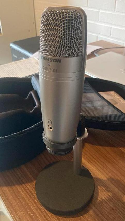Samson C01Upro USB Studio Condenser Micro en hoofdtelefoon, Muziek en Instrumenten, Microfoons, Zo goed als nieuw, Ophalen of Verzenden