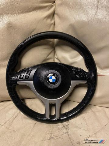 Bmw E46 E39 E53 sportstuur met M3 stiksels 3-serie stuur beschikbaar voor biedingen