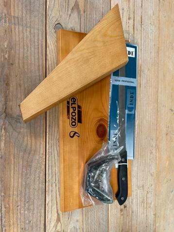 Hamhouder (staander) met mes (nieuw) beschikbaar voor biedingen