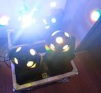 stairvill beamball 100 quad led 10x10W met flightcases, Musique & Instruments, Enlèvement, Comme neuf, Lumières, Couleur
