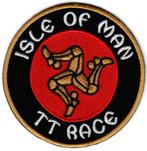 Isle of Man TT Race stoffen opstrijk patch embleem #3, Envoi, Neuf