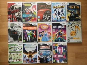 Nintendo Wii games    beschikbaar voor biedingen