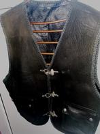 Lederen motor gilet met snelsluiting xxl nieuwstaat, Motoren, Ophalen of Verzenden, Nieuw zonder kaartje, Heren, Jas | leer